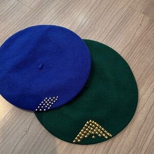vintage beret all wool